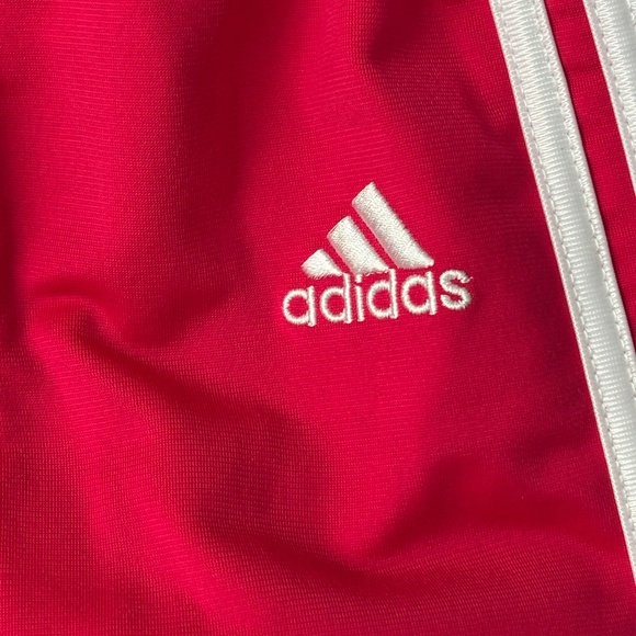 ADIDAS Girls Track Suit HOT PINK Baby Toddler Size 12 Months Zip Up Logo Pant - Picture 13 of 14